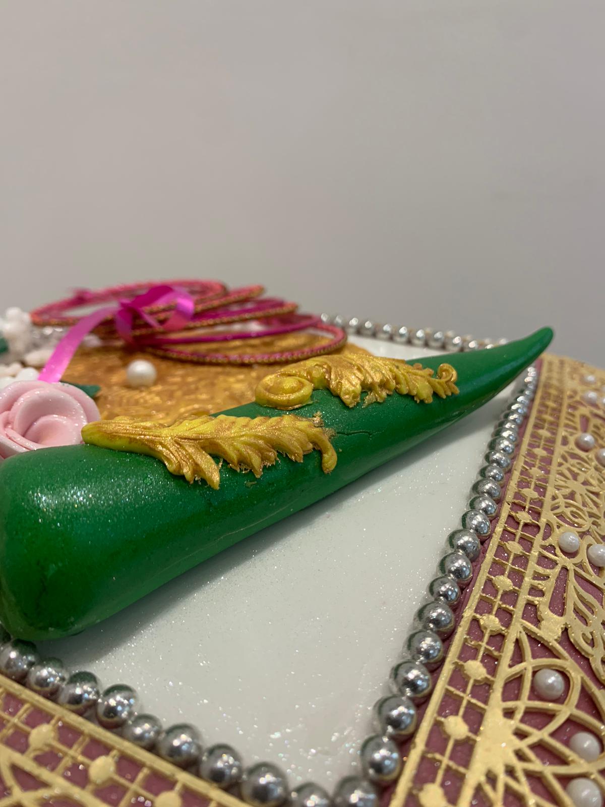MEHNDI CONE PILLOW CAKE