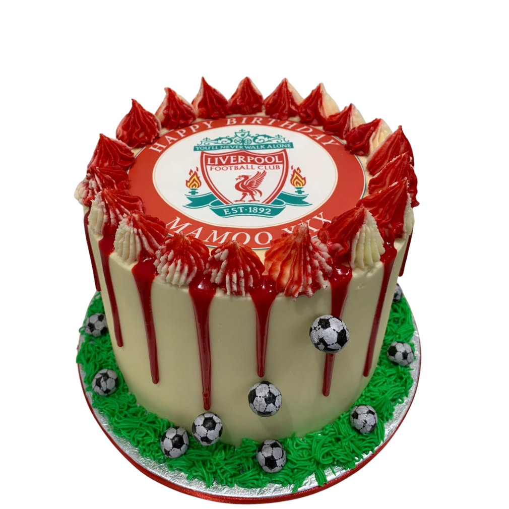 FOOTBALL THEME CAKE