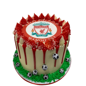 FOOTBALL THEME CAKE