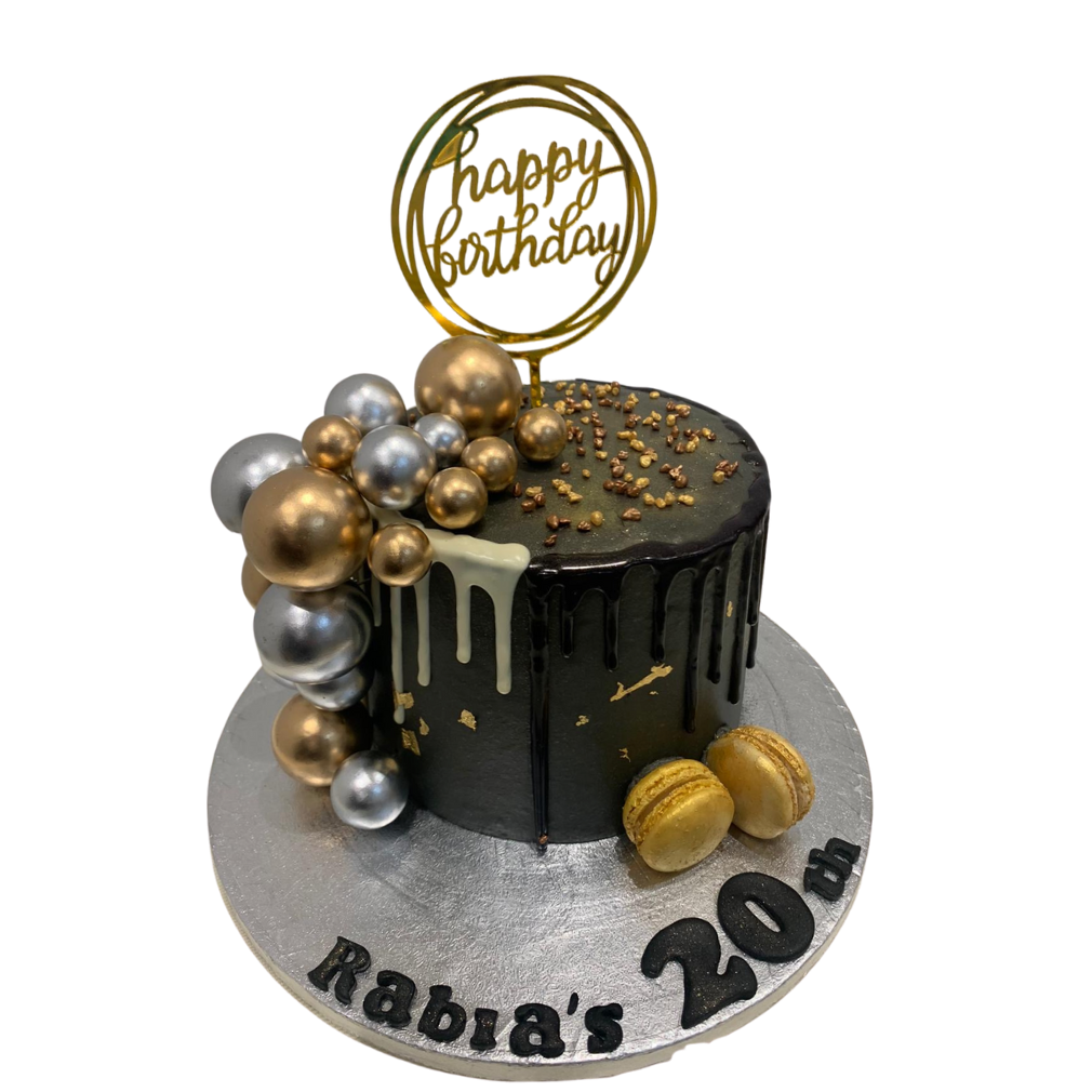 GOLD & SILVER BALL DOUBLE DRIP