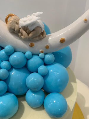 WHITE MOON - CHRISTENING CAKE