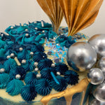 AZURE SAIL GOLD DRIP CAKE