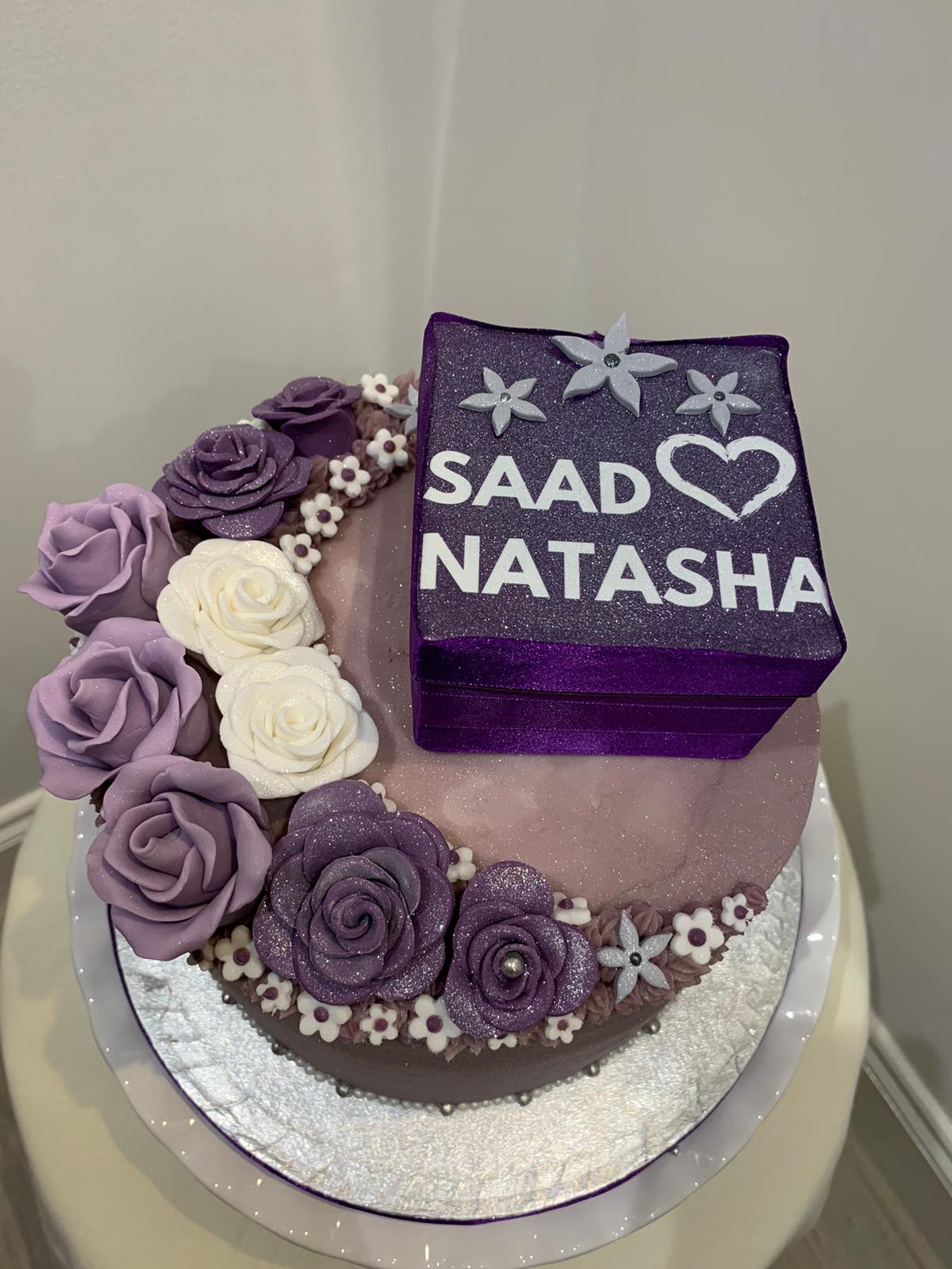 LILAC FLOWER CELEBRATION CAKE