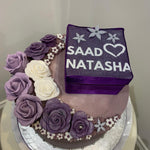 LILAC FLOWER CELEBRATION CAKE
