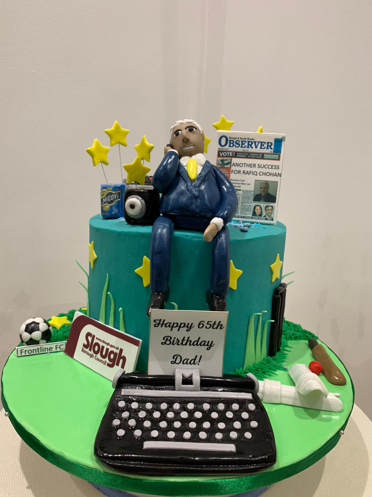 MEMORY LANE THEME CAKE