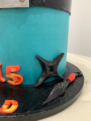 ANIME COMIC CHARACTER THEME CAKE