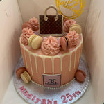 HANDBAG MACARON DRIP CAKE