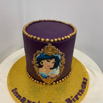 PRINCESS & LAMP THEME CAKE