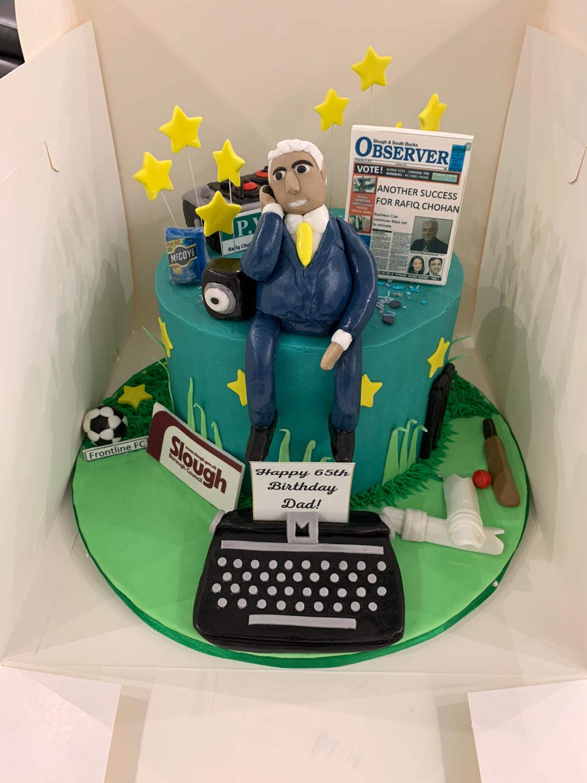 MEMORY LANE THEME CAKE
