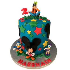 CARTOON CHARACTER & FRIENDS CAKE