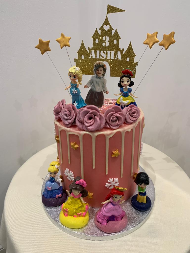 princess dress cake drip Chocolate Drip Doll Cake 3 Tier
