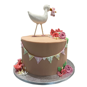 BABY & STORK CELEBRATION CAKE