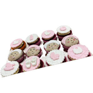 NEW BABY GIRL CUPCAKES