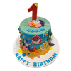 BABY SHARK THEME CAKE
