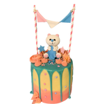 BLANKET BEAR GENDER REVEAL CAKE