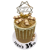 BUENO WHITE CHOC DRIP CAKE