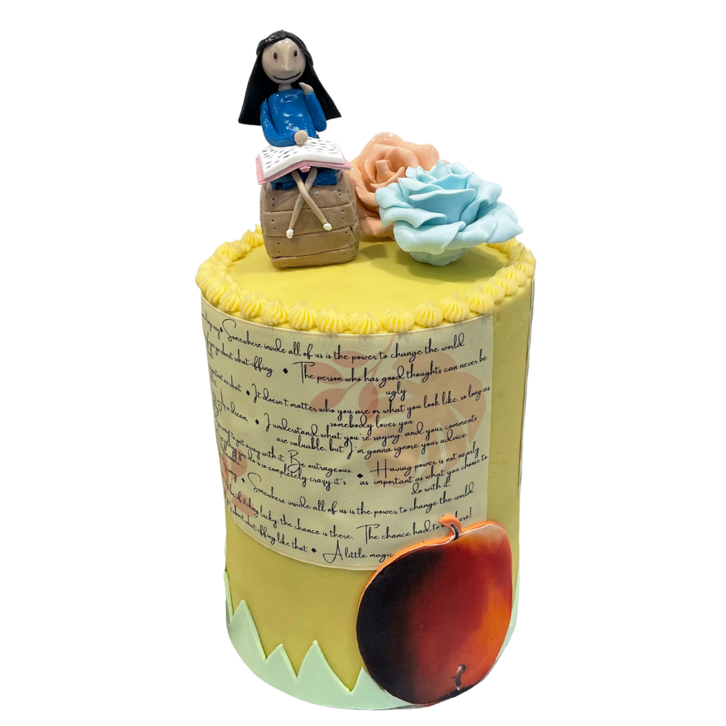 CHILDREN'S BOOK AUTHOR THEME CAKE