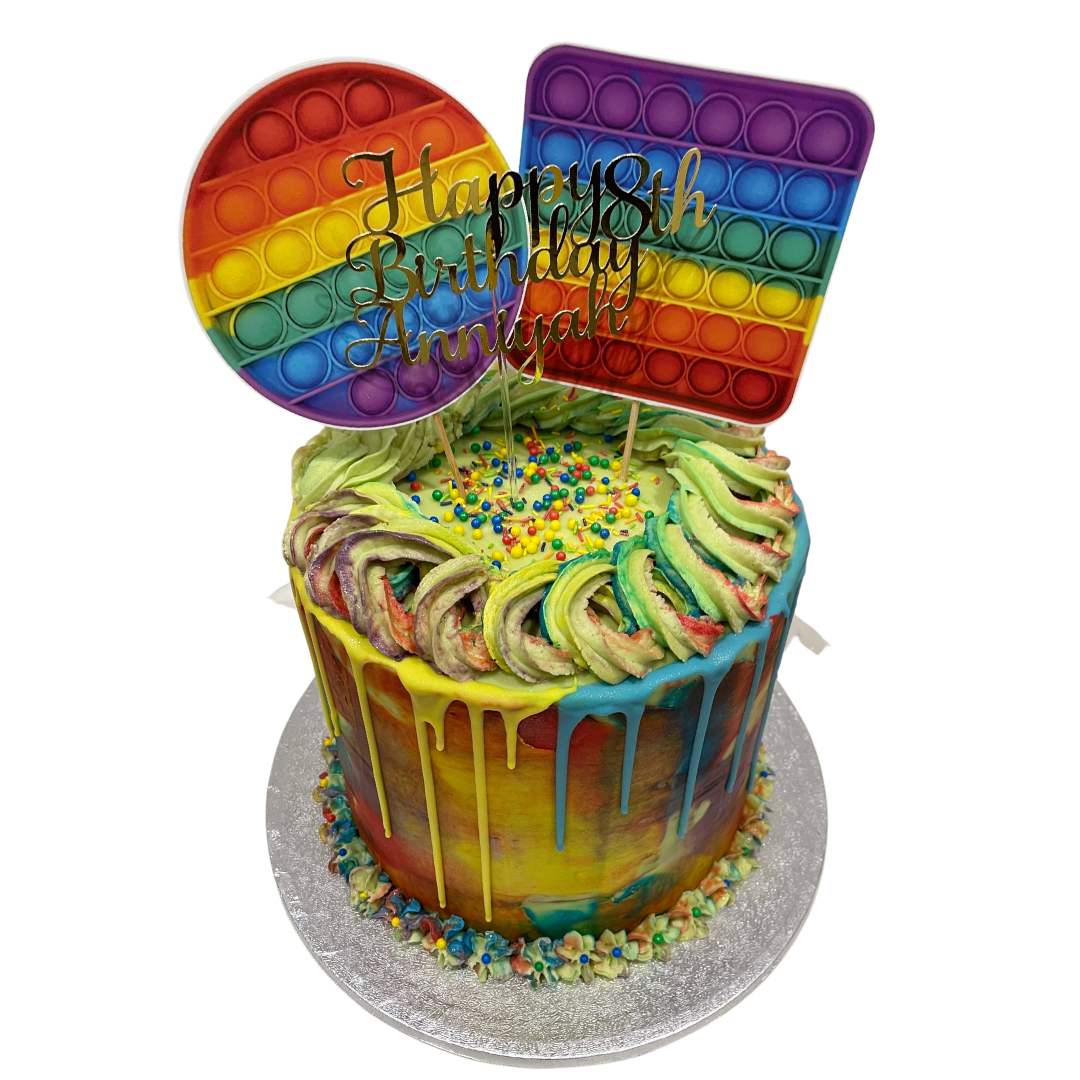 COLOUR ART DRIP OCCASION CAKE