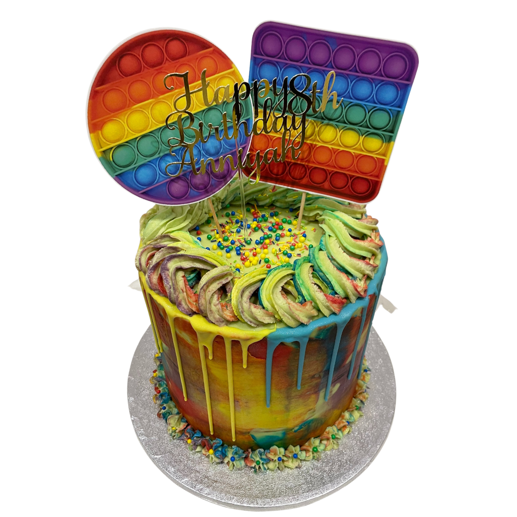 COLOUR ART DRIP OCCASION CAKE