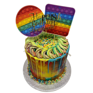 COLOUR ART DRIP OCCASION CAKE