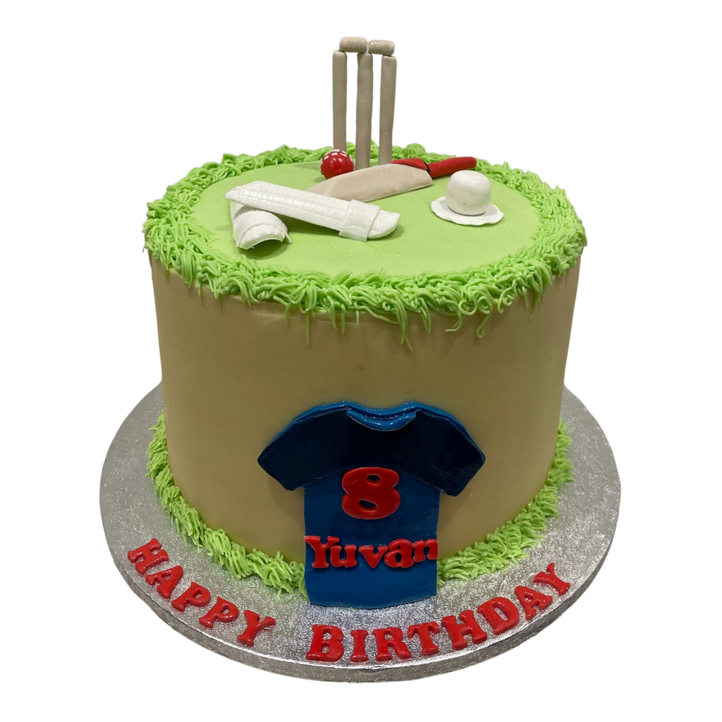 CRICKET THEME CAKE
