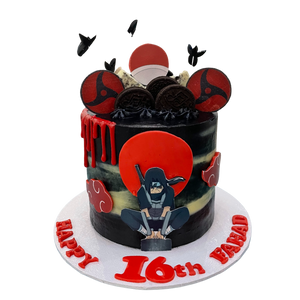 DARK NINJA ANIME CAKE