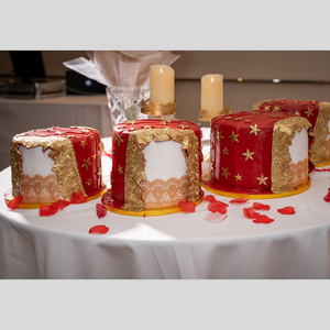 DUPATTA THEME MEHNDI/WEDDING CAKE