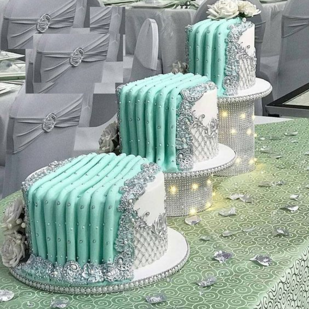 DUPATTA THEME MEHNDI/WEDDING CAKE