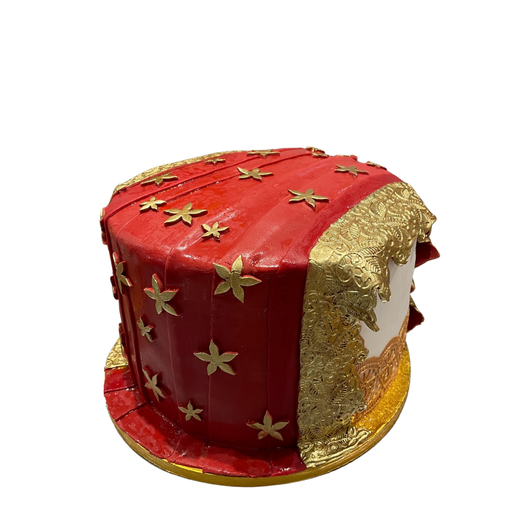 DUPATTA THEME MEHNDI/WEDDING CAKE