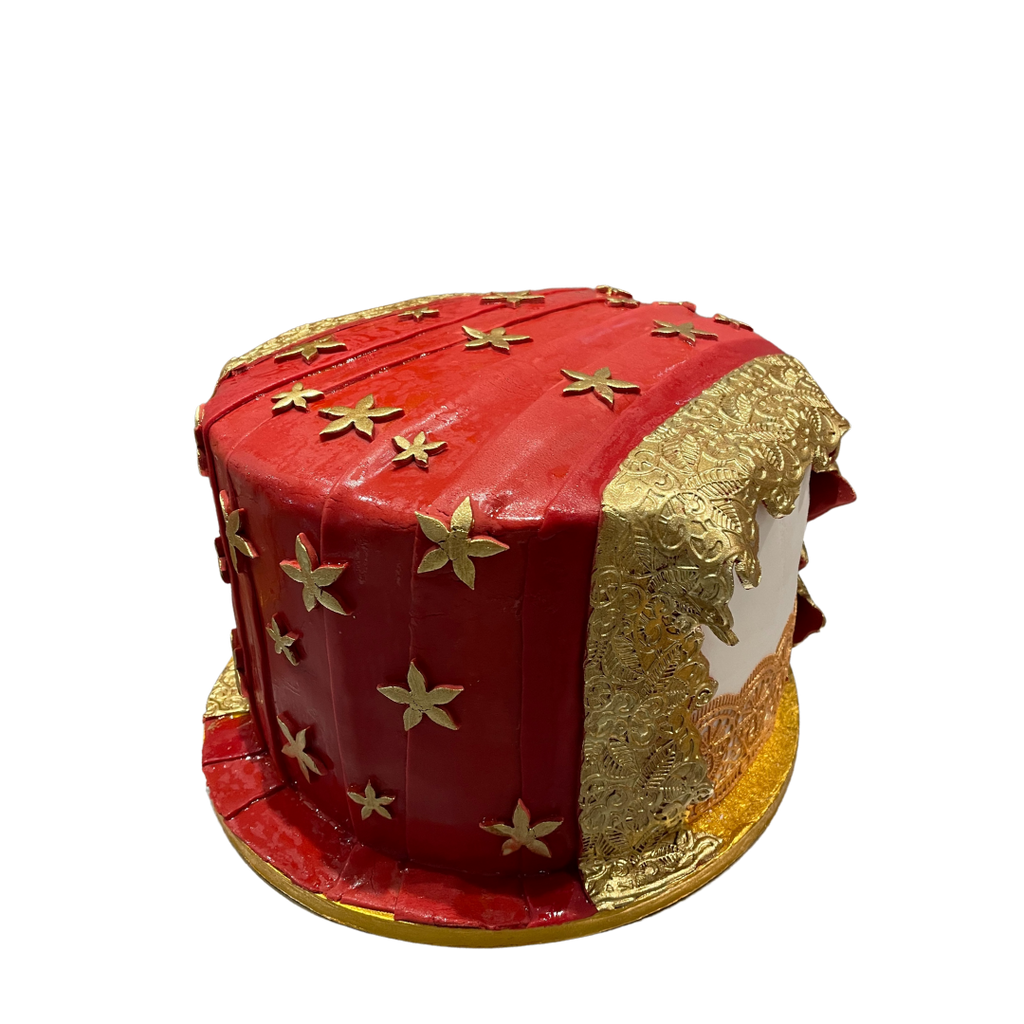 DUPATTA THEME MEHNDI/WEDDING CAKE