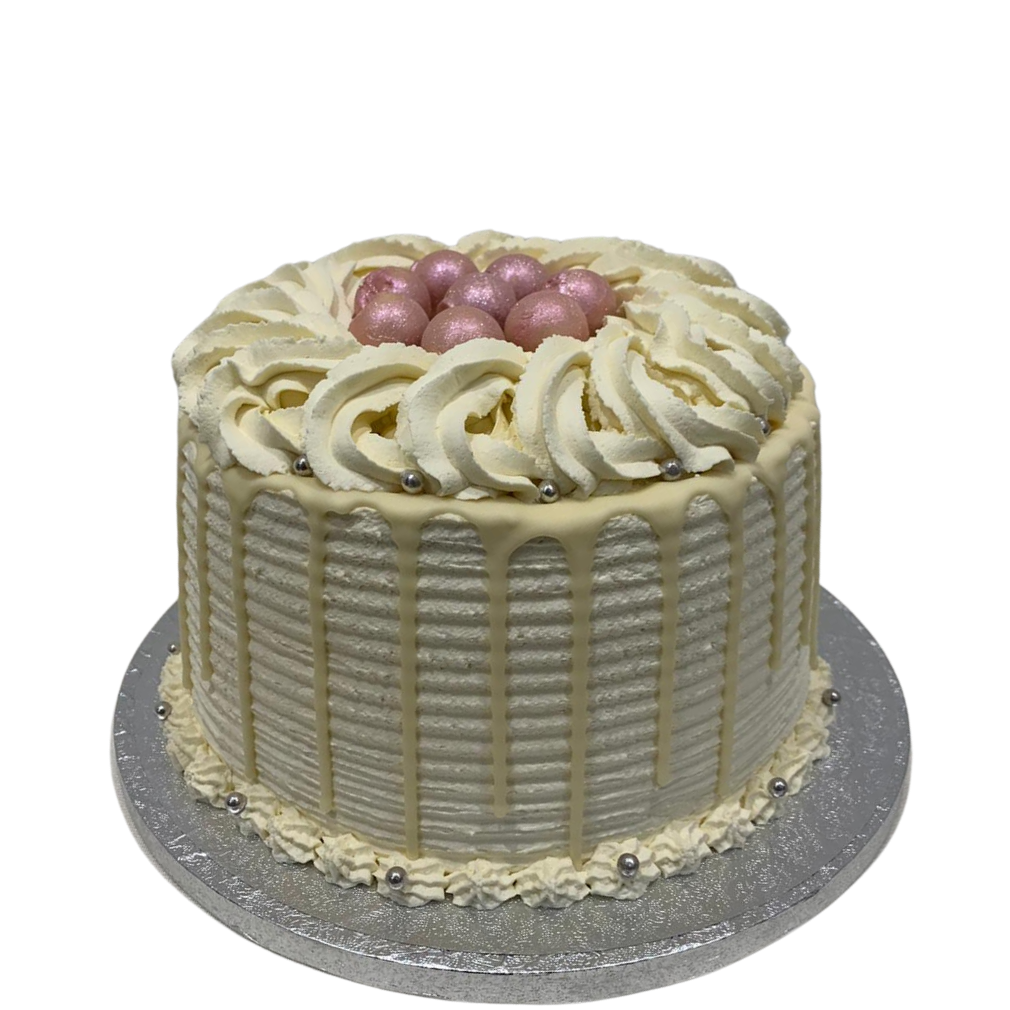 VANILLA SWIRL FRESH CREAM DRIP CAKE