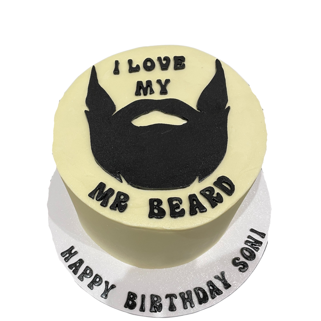 Respect the Beard Brown Beard Edible Cake Topper Image ABPID11248 – A  Birthday Place