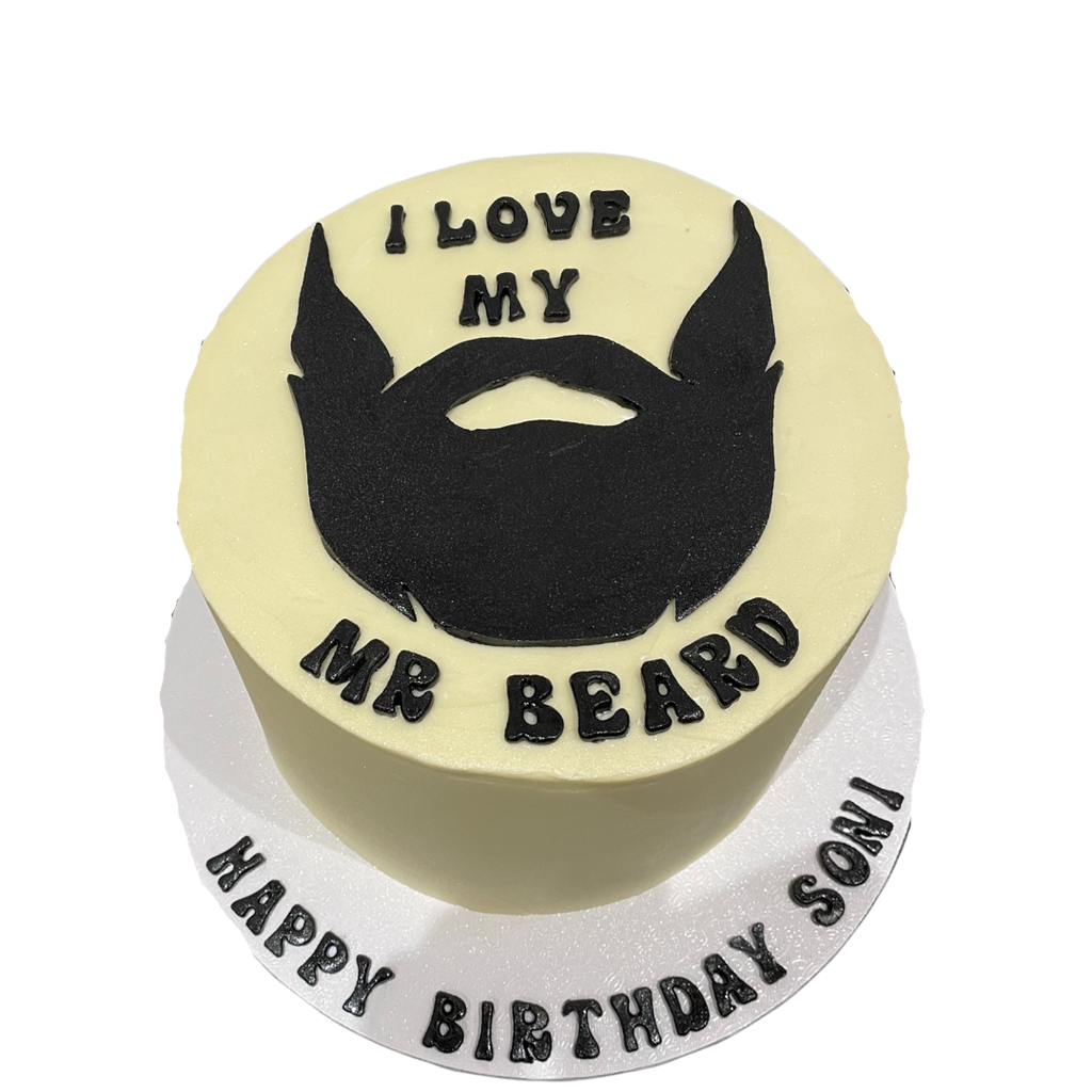 I LOVE MY BEARD OCCASION CAKE