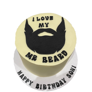 I LOVE MY BEARD OCCASION CAKE