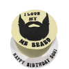 I LOVE MY BEARD OCCASION CAKE