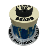 I LOVE MY BEARD BLUE & GOLD