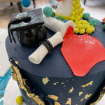 SCIENCE GRADUATION CAKE
