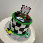 RACE TRACK THEME CAKE