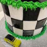 RACE TRACK THEME CAKE
