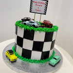 RACE TRACK THEME CAKE