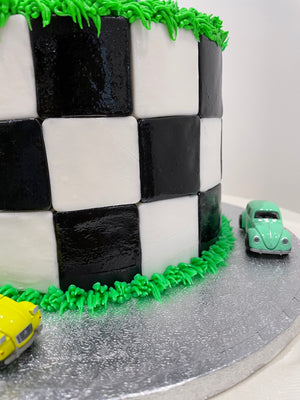 RACE TRACK THEME CAKE
