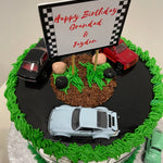 RACE TRACK THEME CAKE