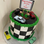 RACE TRACK THEME CAKE