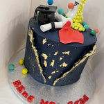 SCIENCE GRADUATION CAKE