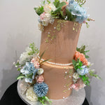 FLORAL EMBOSSED OCCASION CAKE
