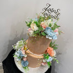 FLORAL EMBOSSED OCCASION CAKE
