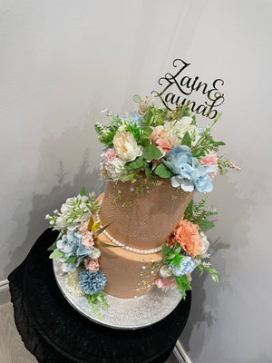 FLORAL EMBOSSED OCCASION CAKE