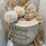 GOLD FLAMINGO CELEBERATION CAKE