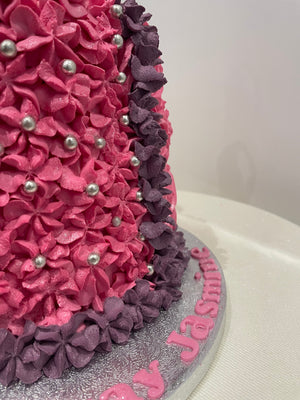 PINK PRINCESS FRESH CREAM CAKE
