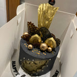 GEODE SAIL BLACK AND GOLD CAKE